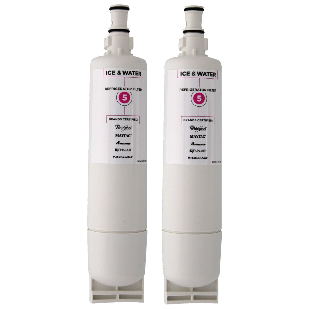 Whirlpool 4396508 and 4396510 are now EveryDrop EDR5RXD1 (Filter 5) Ice and Water Refrigerator Filter