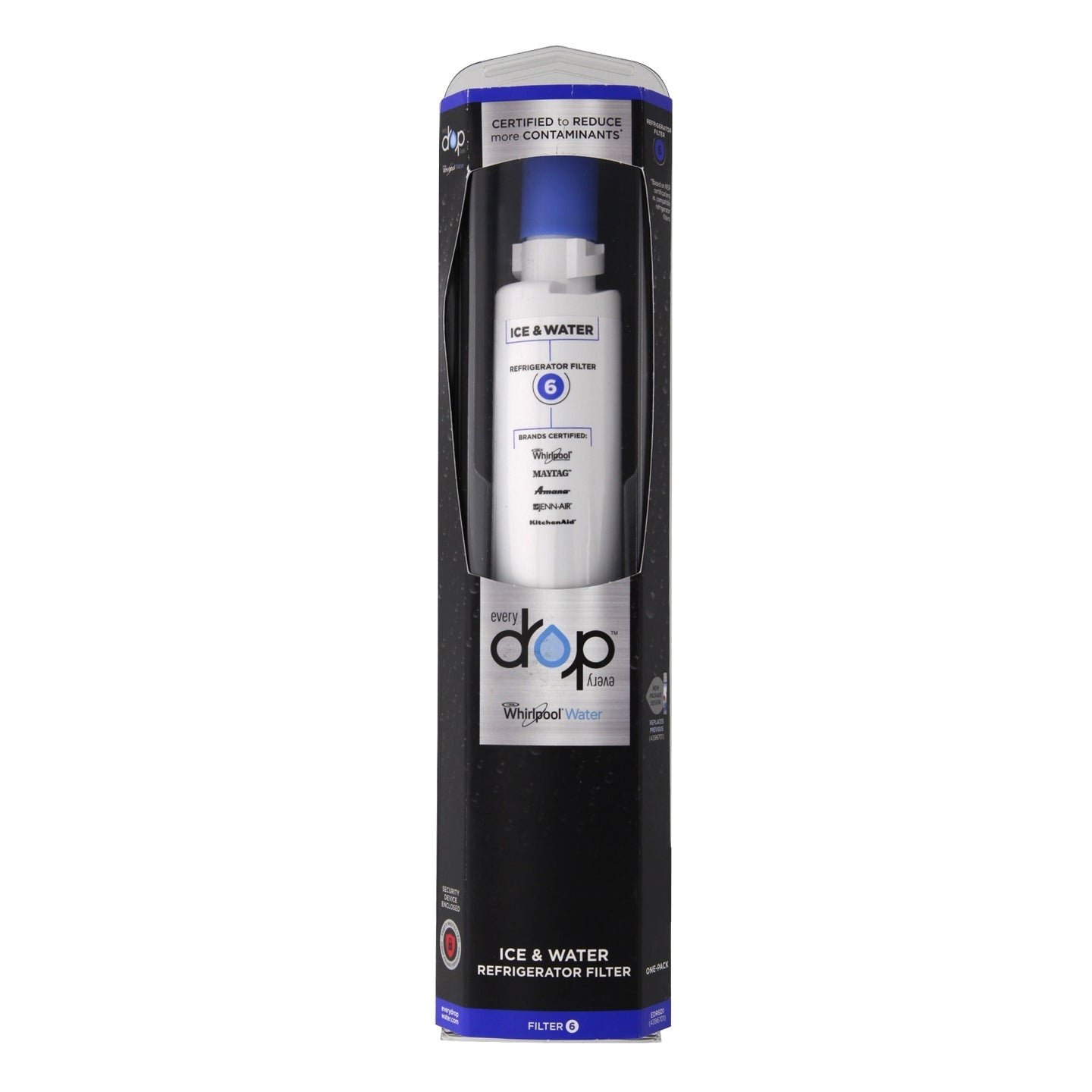 Whirlpool 4396701 is now EveryDrop EDR6D1 (Filter 6) Ice and Water Refrigerator Filter