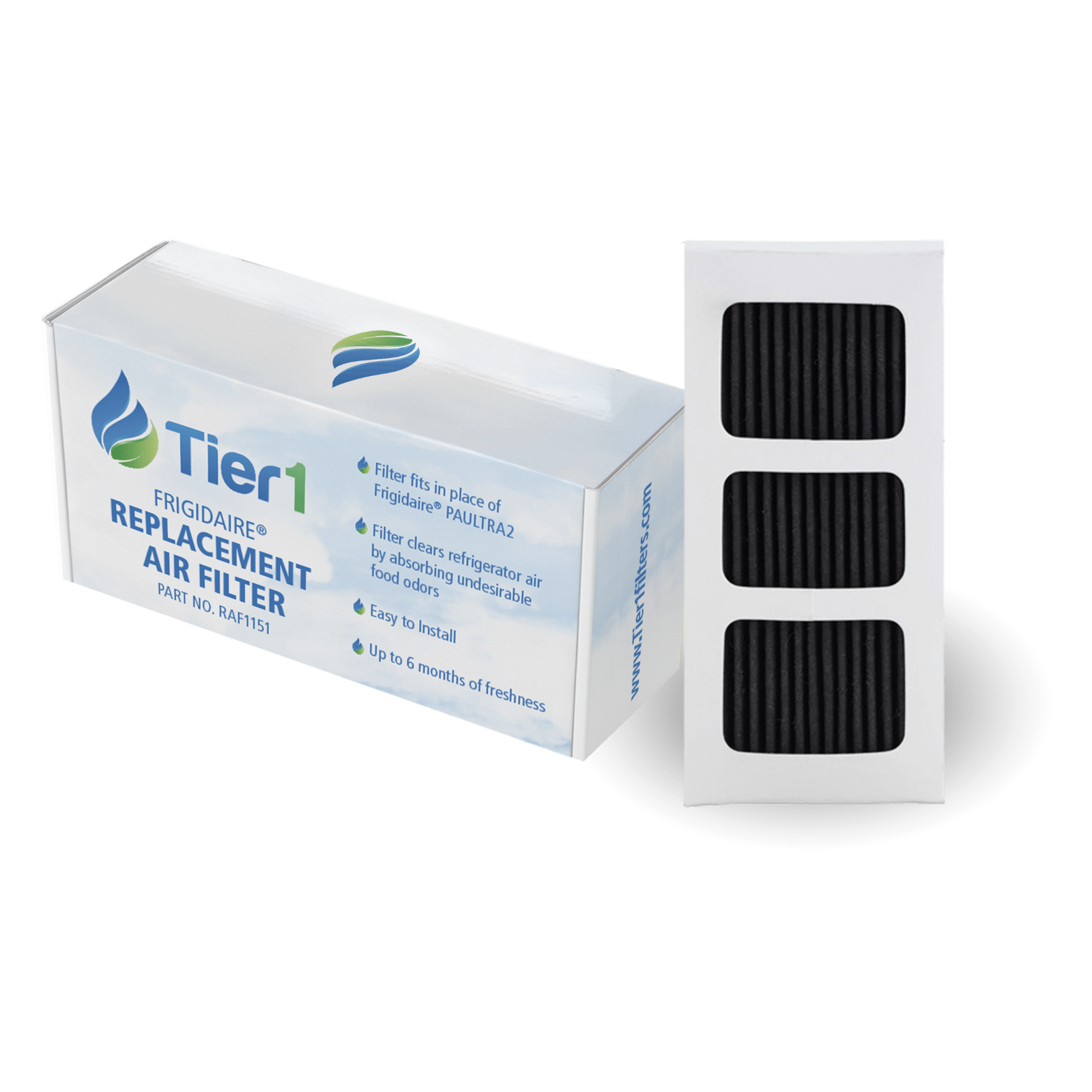 Frigidaire PAULTRA2 Refrigerator Air Filter Comparable by Tier1