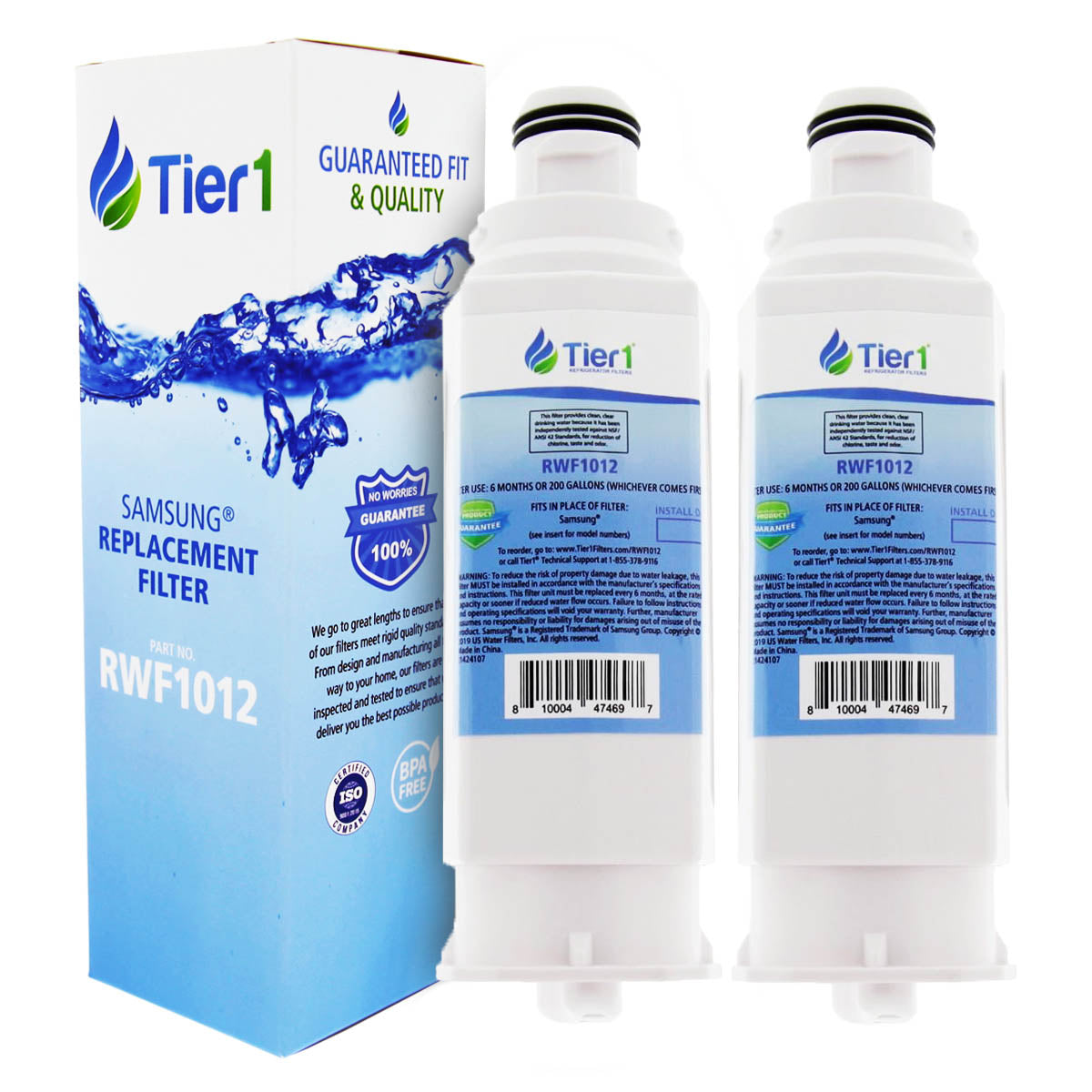 DA97-17376B / HAF-QIN/EXP Samsung Comparable Refrigerator Water Filter by Tier1