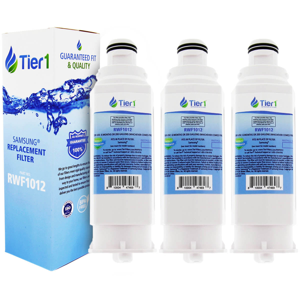 DA97-17376B / HAF-QIN/EXP Samsung Comparable Refrigerator Water Filter by Tier1
