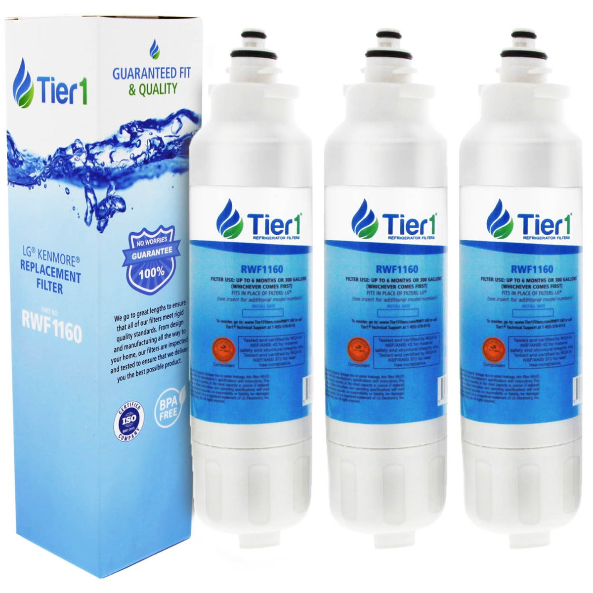LT800P LG Comparable Refrigerator Water Filter Replacement By Tier1