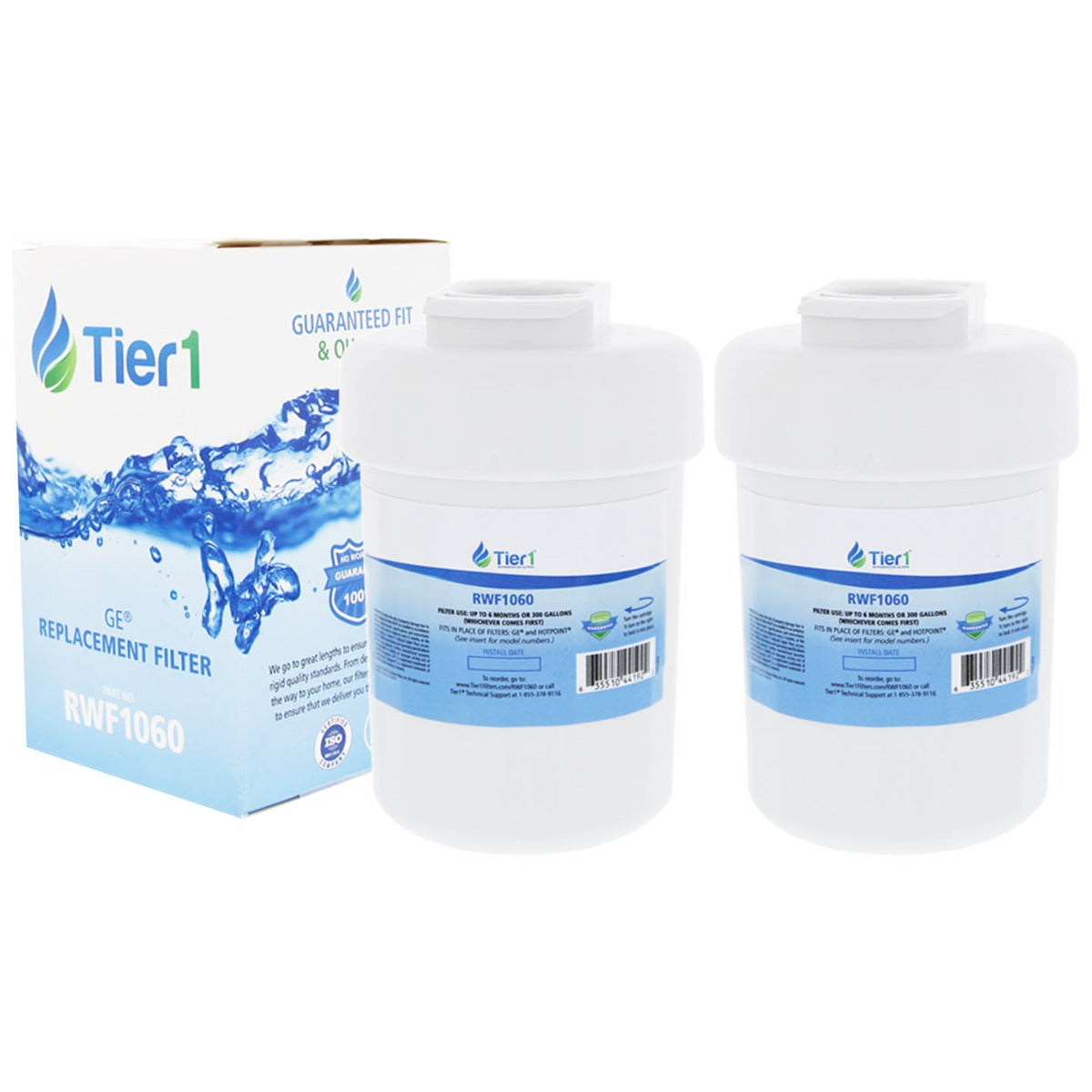 MWF GE SmartWater Refrigerator Water Filter Replacement by Tier1