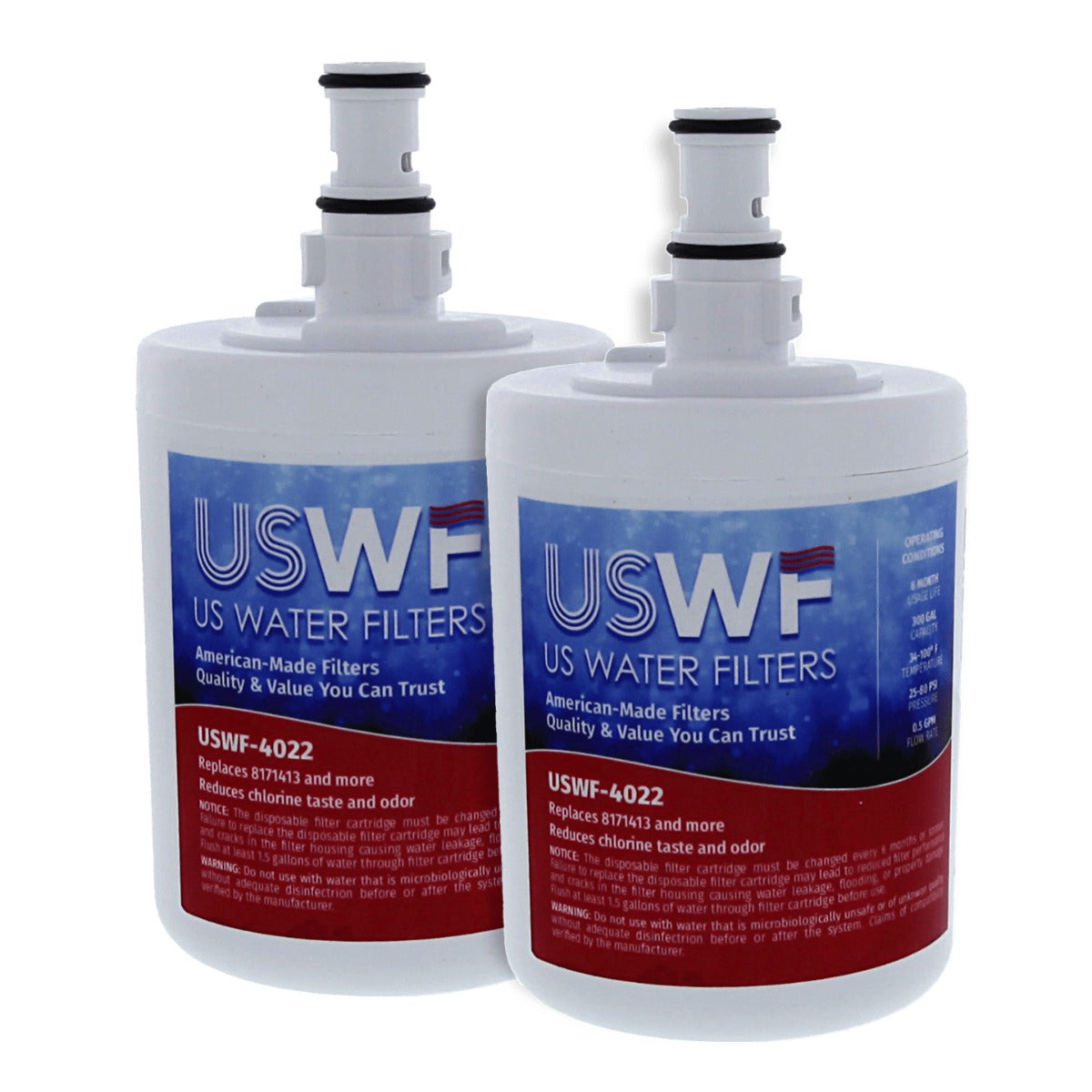 8171413 / 8171414 Whirlpool Comparable Refrigerator Water Filter Replacement By USWF