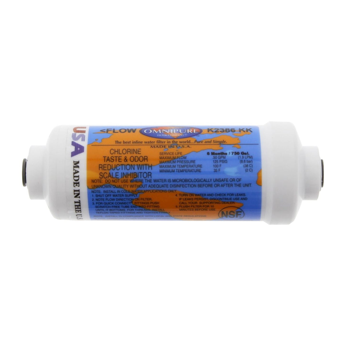 Omnipure K2386-KK Inline Water Filter