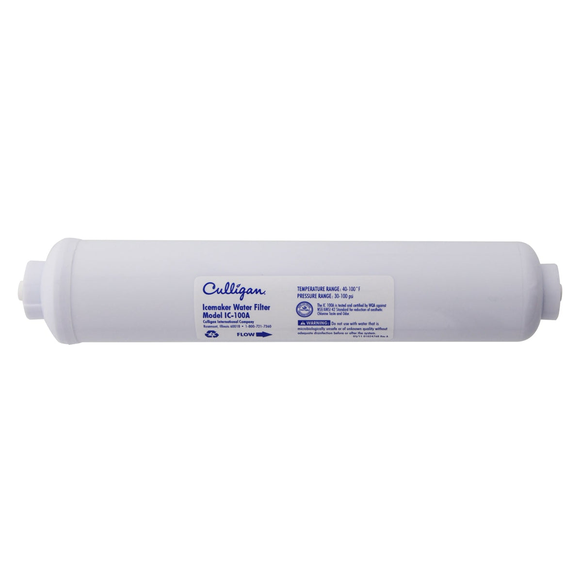 IC-100A Culligan Level 1 Disposable Inline Filter - DiscountFilterStore.com