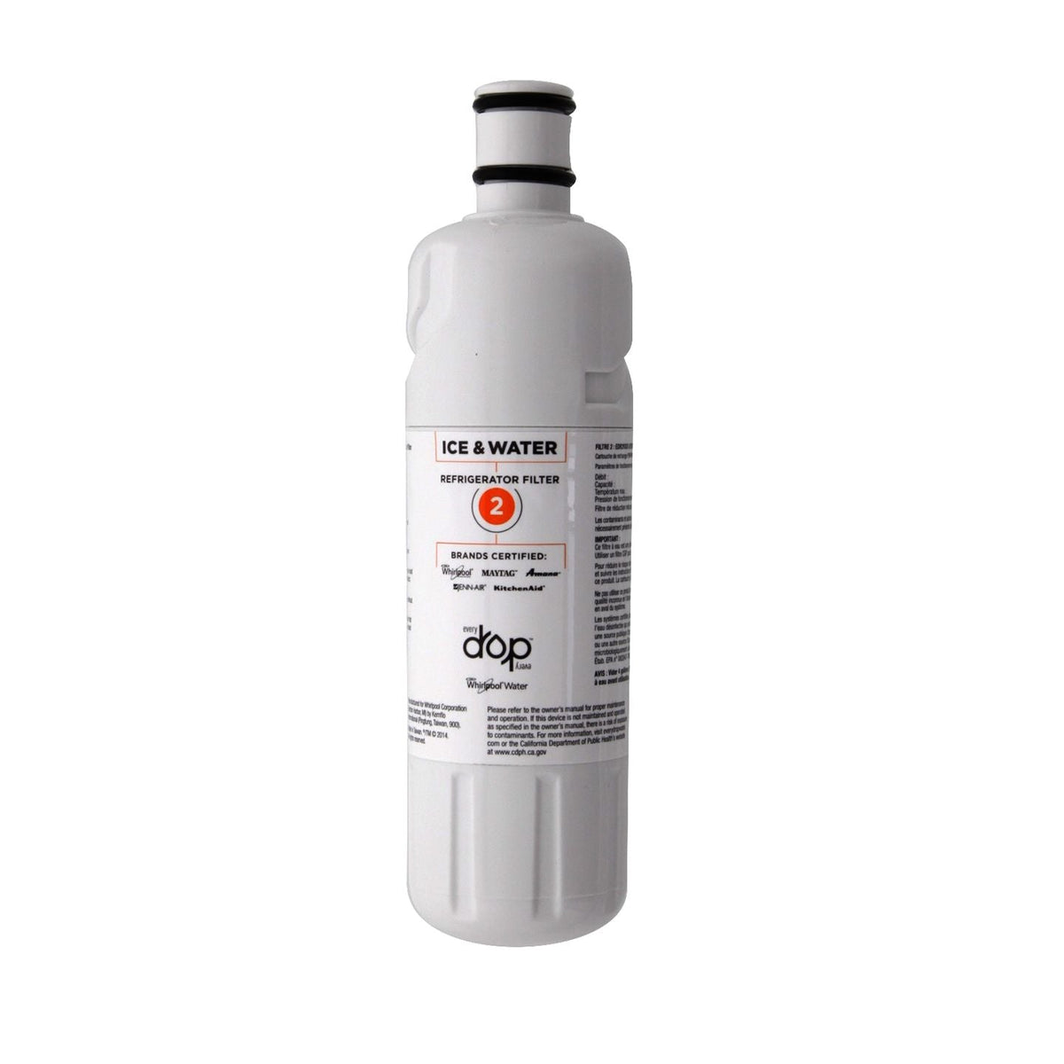 Whirlpool W10413645A | EveryDrop EDR2RXD1 (Filter 2) Fridge Filter