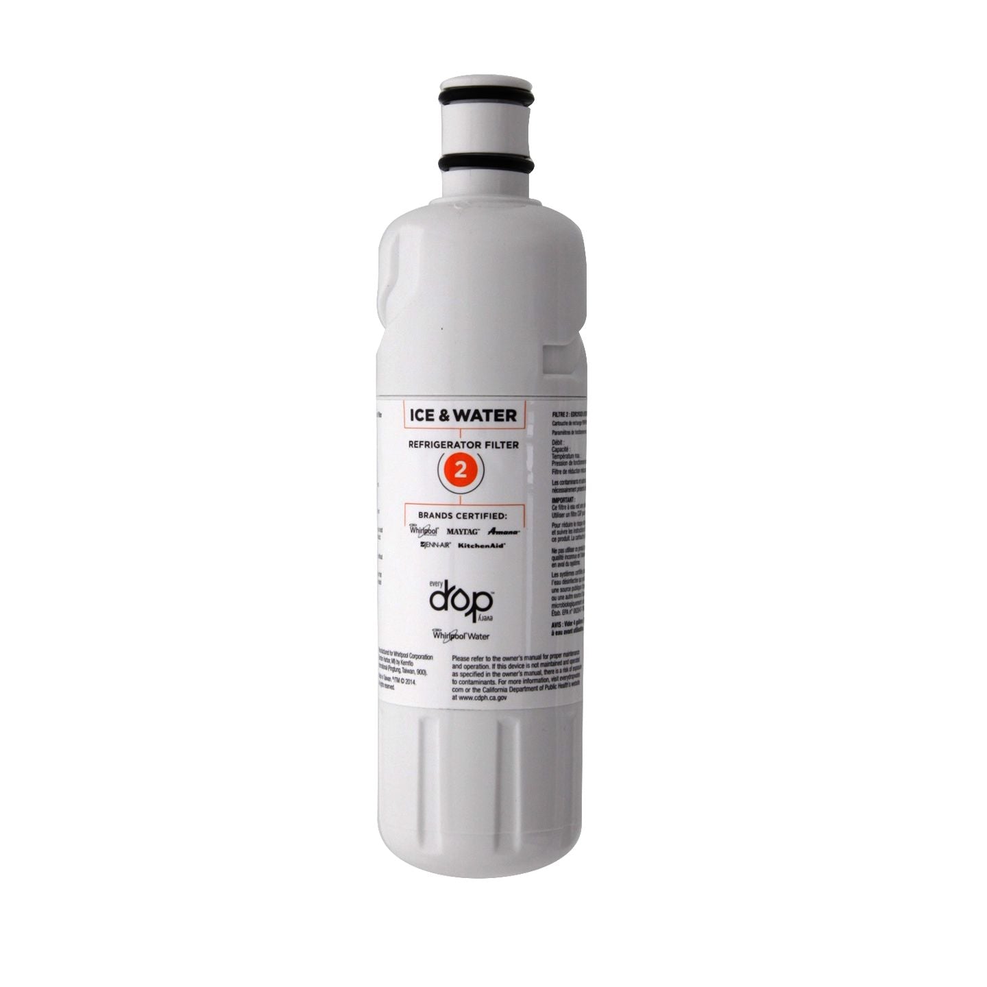 Whirlpool W10413645A | EveryDrop EDR2RXD1 (Filter 2) Fridge Filter