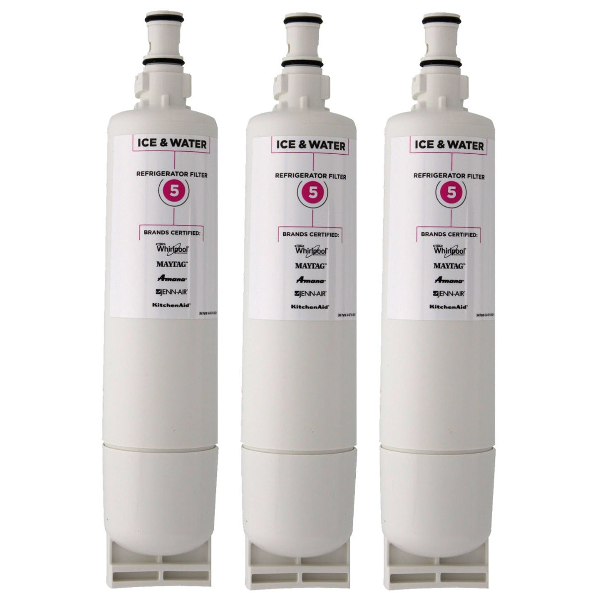 Whirlpool 4396508 and 4396510 are now EveryDrop EDR5RXD1 (Filter 5) Ice and Water Refrigerator Filter