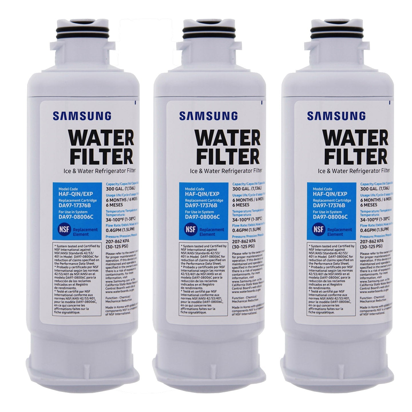 DA97-17376B/HAF-QIN Samsung Refrigerator Water Filter