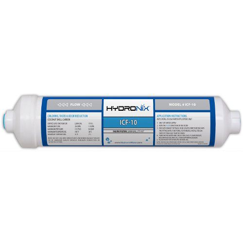 ICF-10 Hydronix Inline Coconut Carbon Filter - DiscountFilterStore.com