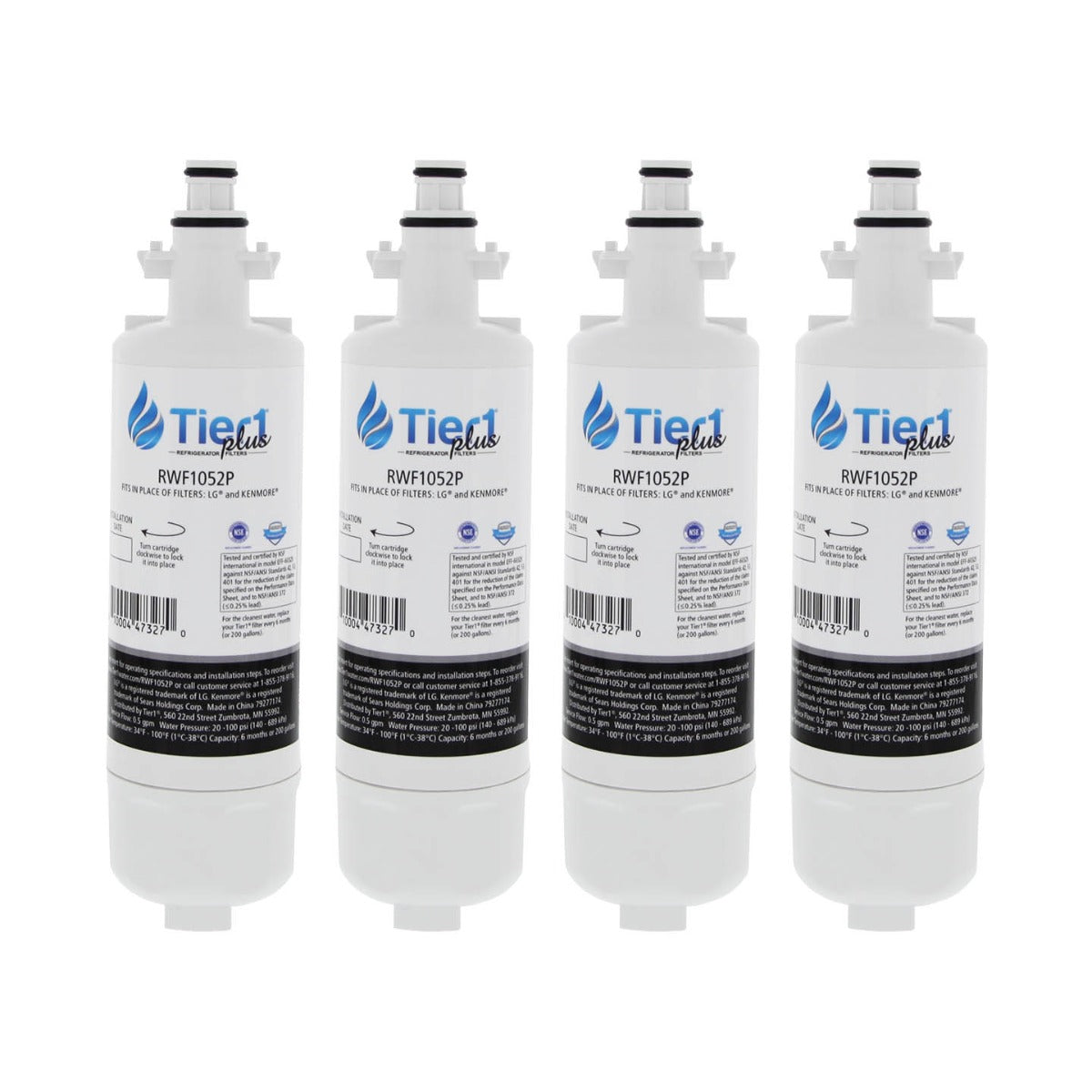 LT700P LG Comparable Lead and Mercury Reducing Refrigerator Water Filter By Tier1 Plus