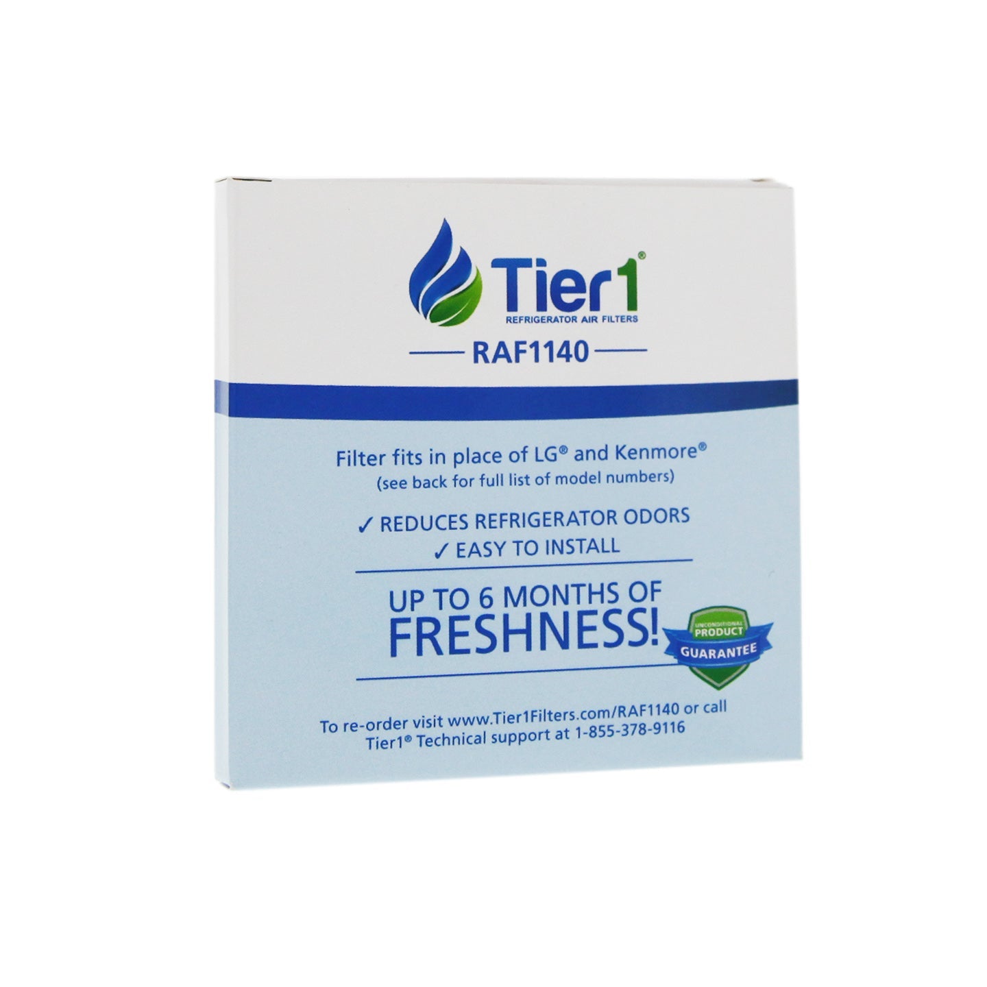 LT700P LG Refrigerator Water Filter and LG LT120F Fresh Air Filter Comparables by Tier1