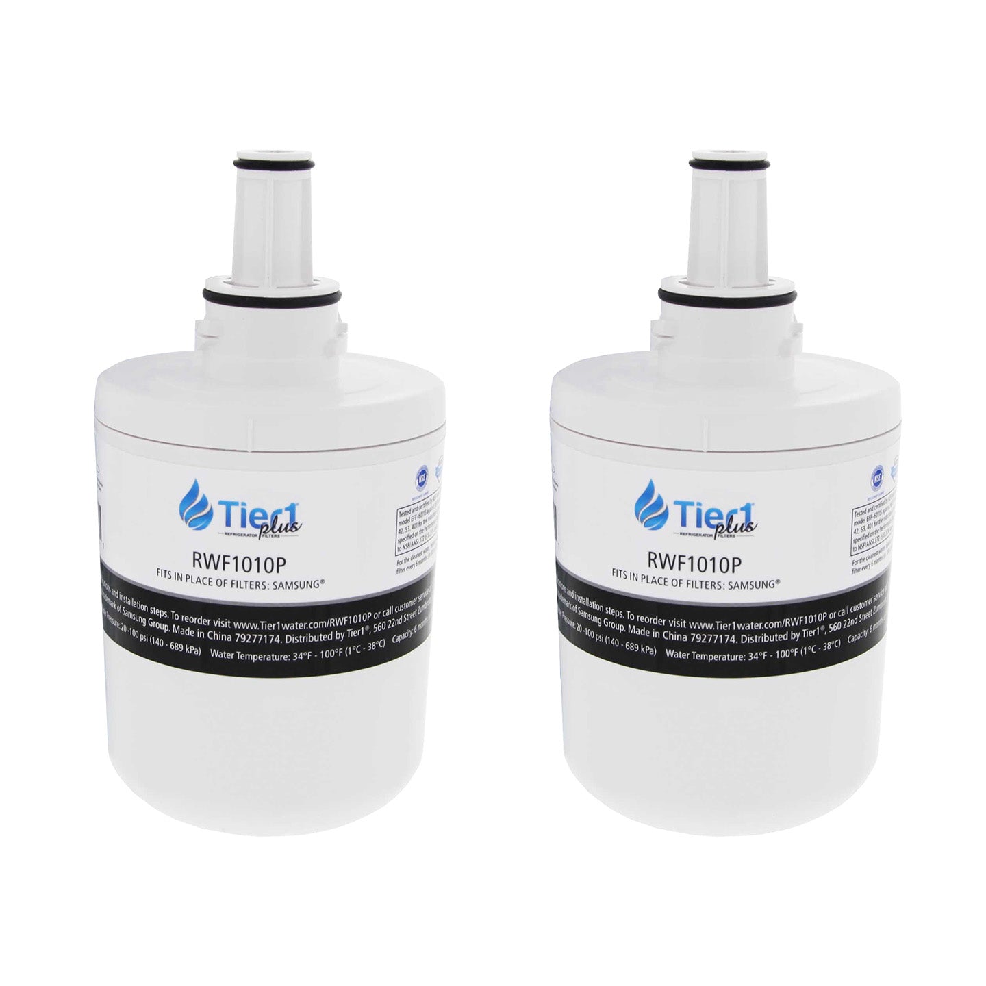 DA29-00003G Samsung Comparable Lead and Mercury Reducing Refrigerator Water Filter By Tier1 Plus