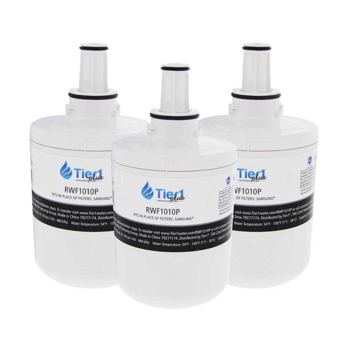 DA29-00003G Samsung Comparable Lead and Mercury Reducing Refrigerator Water Filter By Tier1 Plus