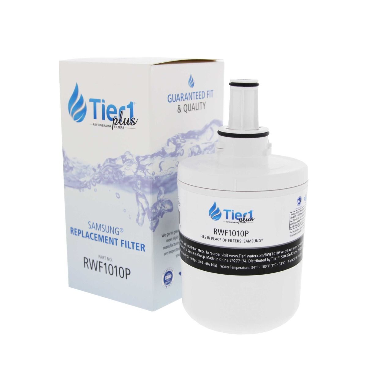 DA29-00003G Samsung Comparable Lead and Mercury Reducing Refrigerator Water Filter By Tier1 Plus