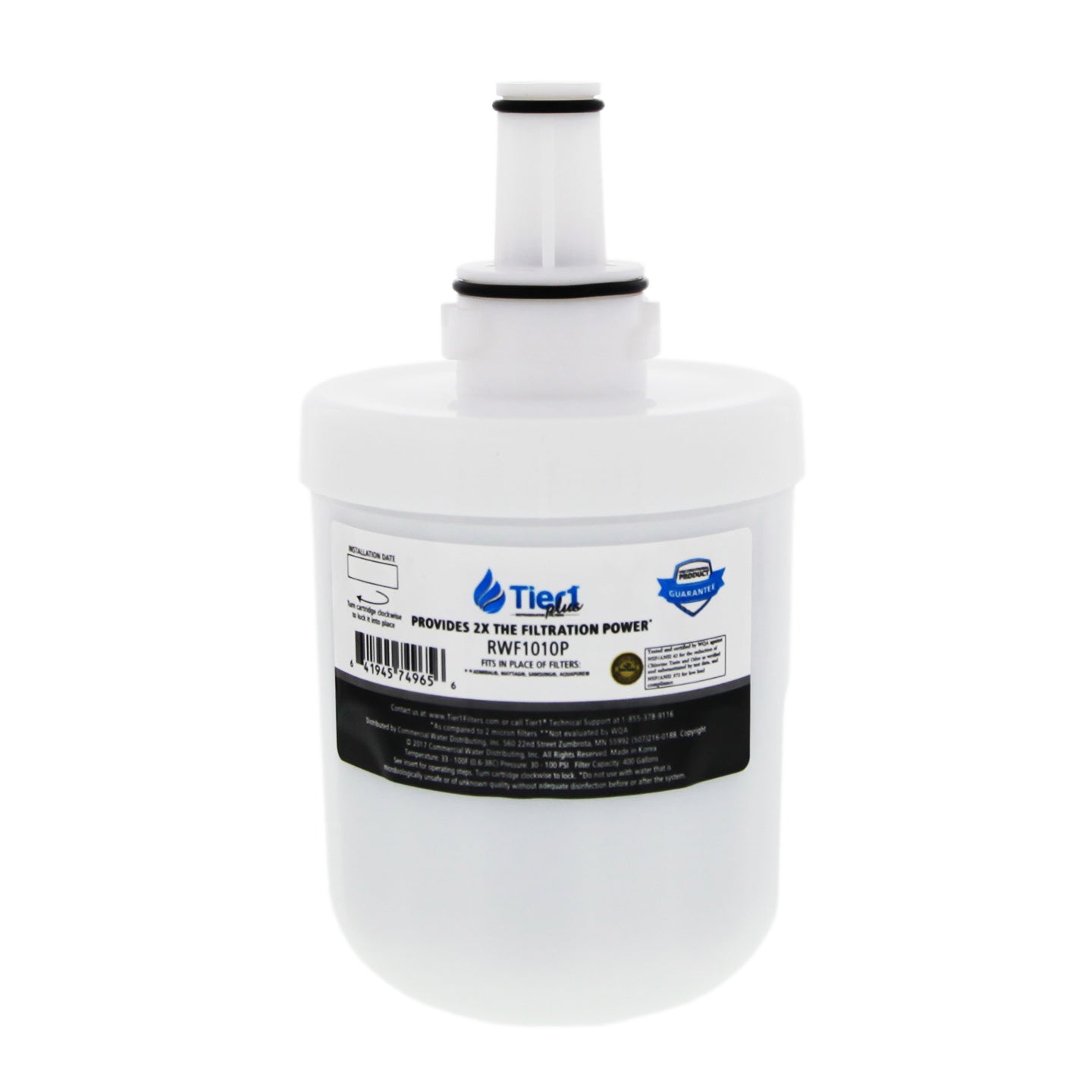 DA29-00003G Samsung Comparable Lead and Mercury Reducing Refrigerator Water Filter By Tier1 Plus