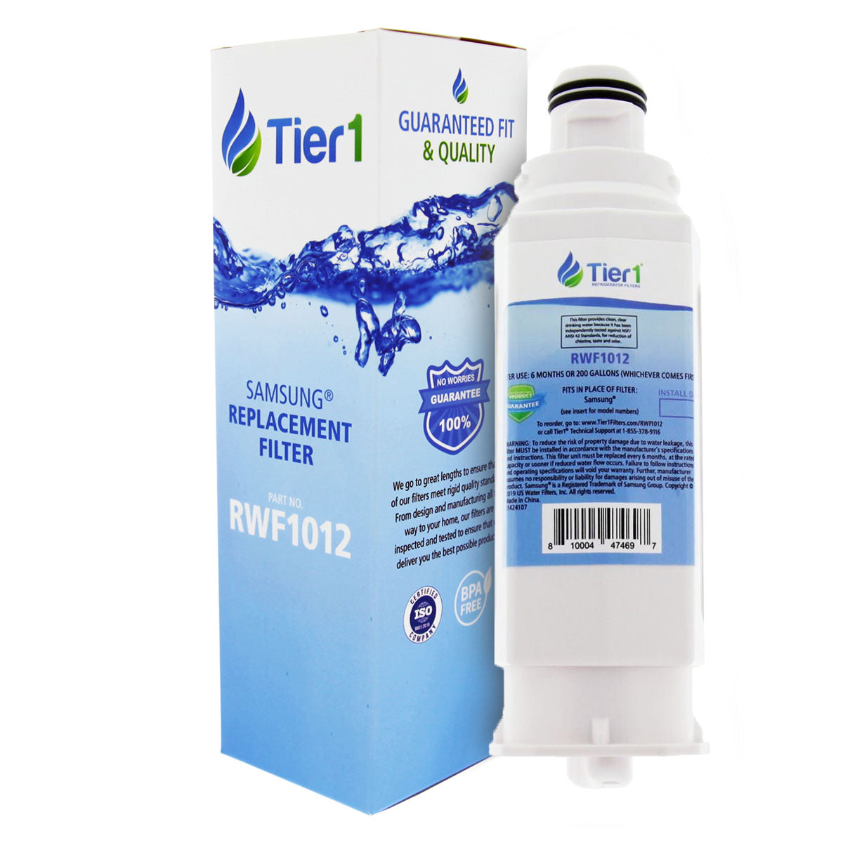 DA97-17376B / HAF-QIN/EXP Samsung Comparable Refrigerator Water Filter by Tier1