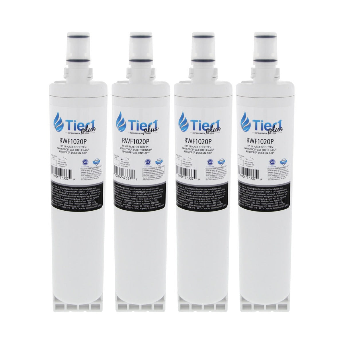 EDR5RXD1 EveryDrop 4396508/4396510 Whirlpool Comparable Lead and Mercury Reducing Refrigerator Water Filter By Tier1 Plus
