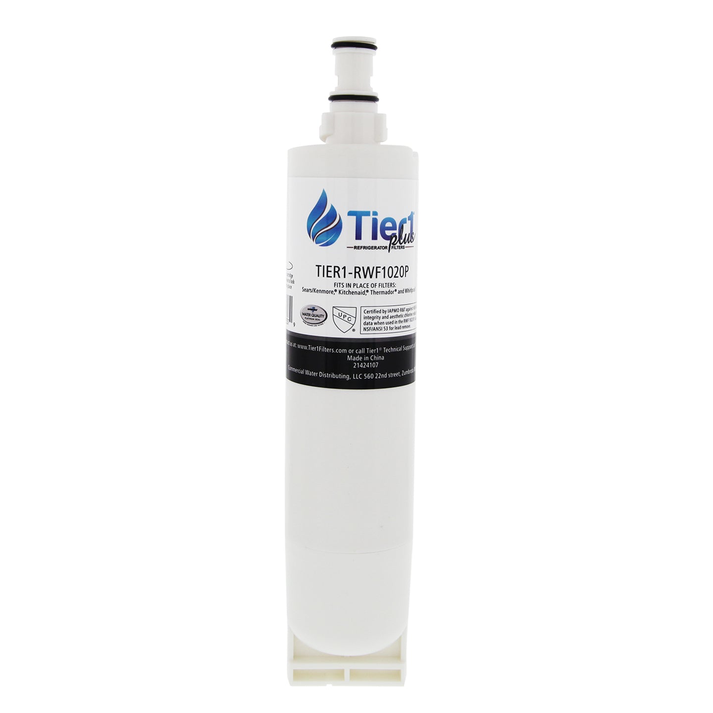 EDR5RXD1 EveryDrop 4396508/4396510 Whirlpool Comparable Lead and Mercury Reducing Refrigerator Water Filter By Tier1 Plus