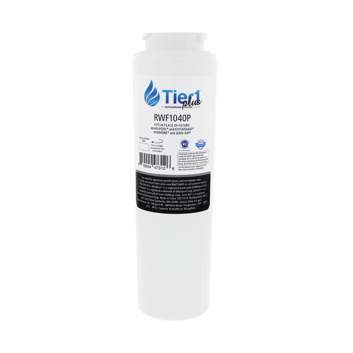 EDR4RXD1 UKF8001 Comparable Lead & Mercury Reducing Tier1 Plus Filter