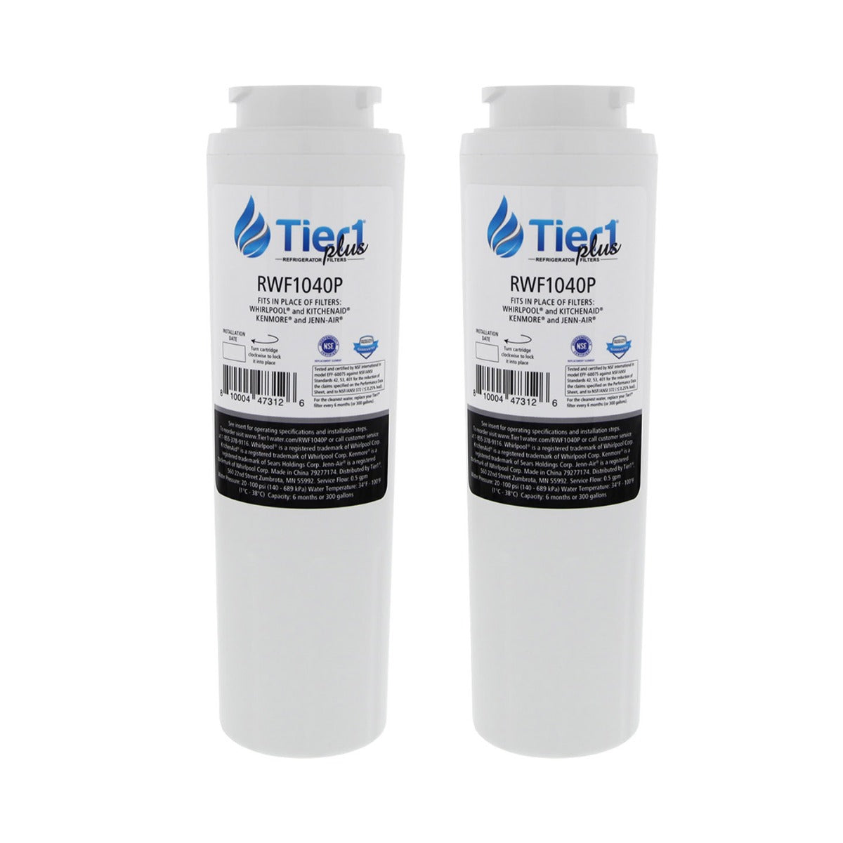 EDR4RXD1 UKF8001 Comparable Lead & Mercury Reducing Tier1 Plus Filter