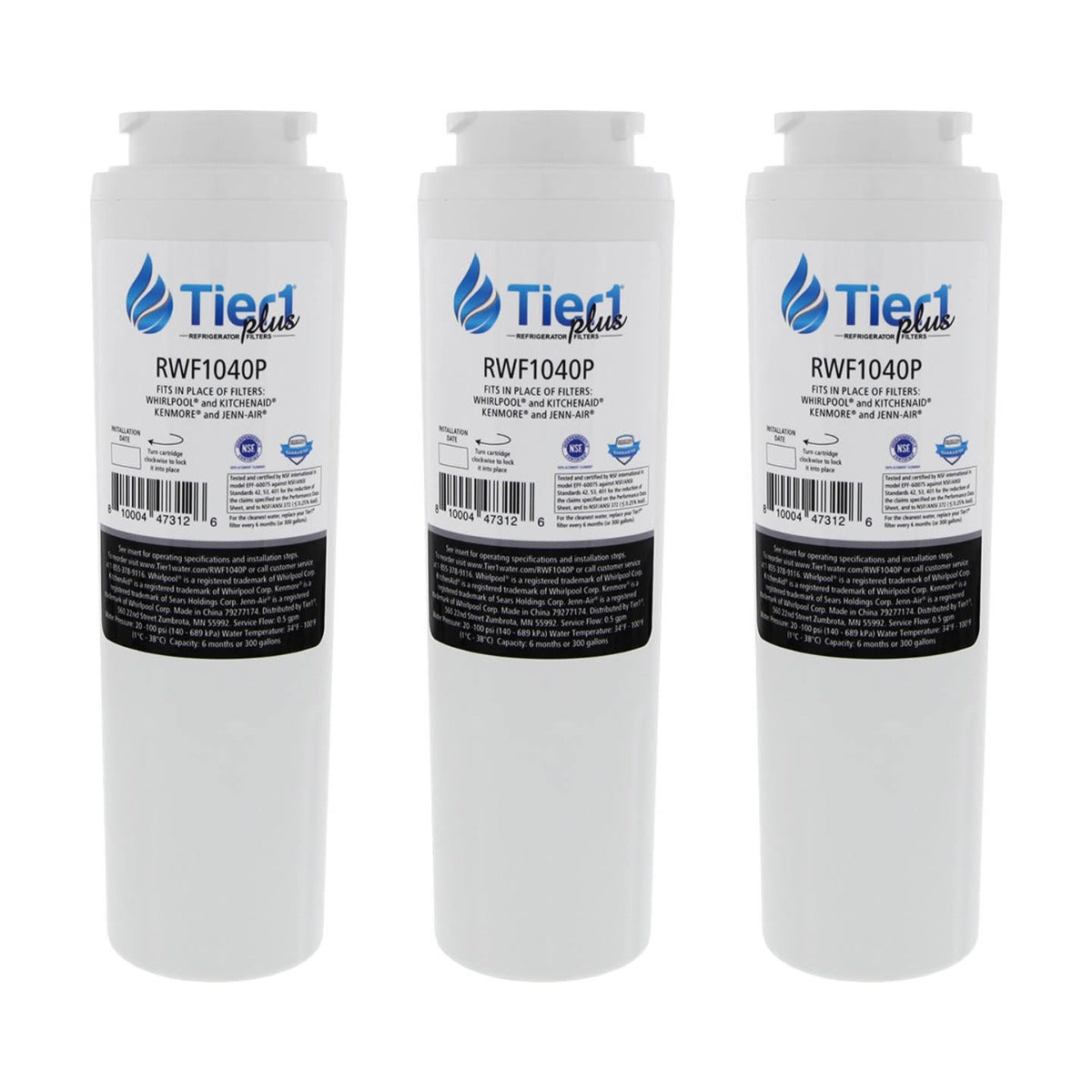 EDR4RXD1 UKF8001 Comparable Lead & Mercury Reducing Tier1 Plus Filter