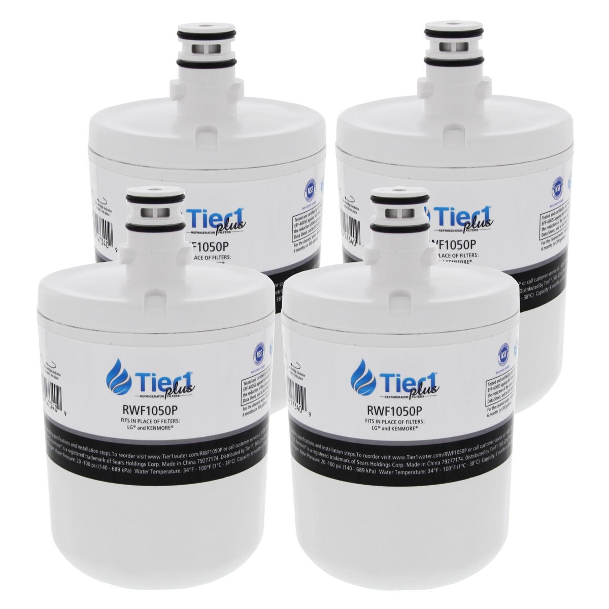 5231JA2002A / LT500P LG Comparable Lead and Mercury Reducing Refrigerator Water Filter By Tier1 Plus