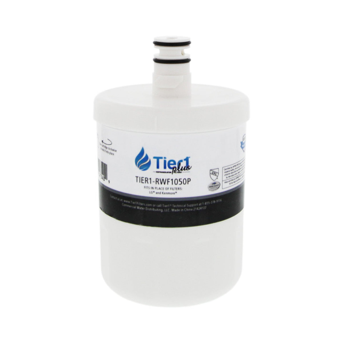 5231JA2002A / LT500P LG Comparable Lead and Mercury Reducing Refrigerator Water Filter By Tier1 Plus