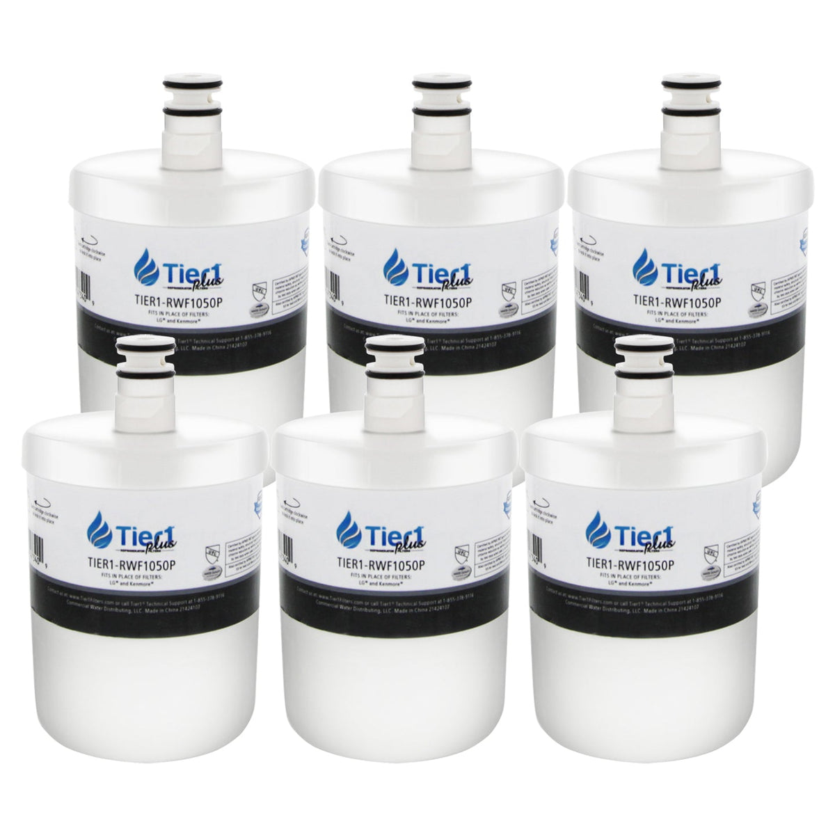 5231JA2002A / LT500P LG Comparable Lead and Mercury Reducing Refrigerator Water Filter By Tier1 Plus