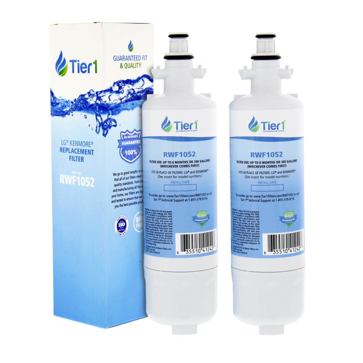 LT700P LG Comparable Refrigerator Water Filter Replacement By Tier1