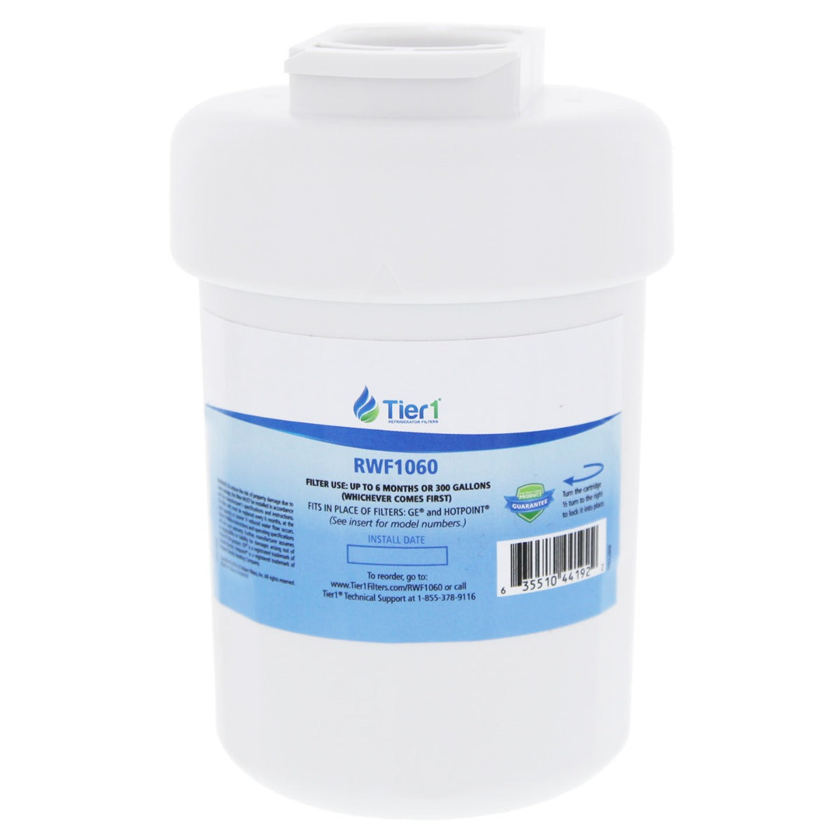 MWF GE SmartWater Refrigerator Water Filter Replacement by Tier1