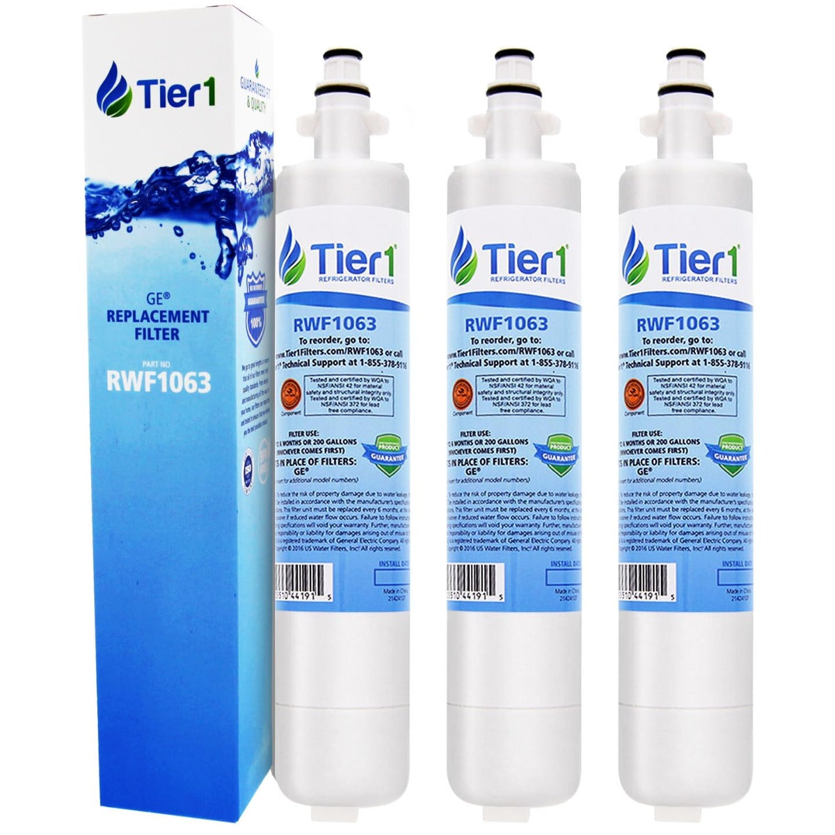 GE RPWF Comparable Refrigerator Water Filter Replacement By Tier1