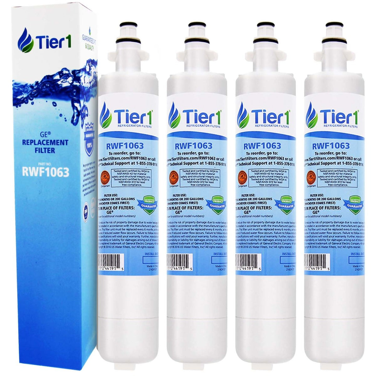 GE RPWF Comparable Refrigerator Water Filter Replacement By Tier1