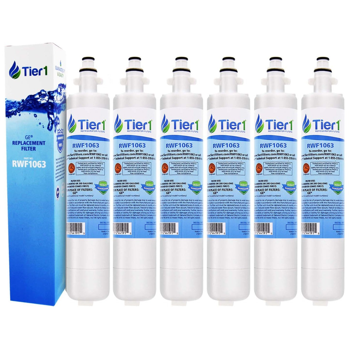 GE RPWF Comparable Refrigerator Water Filter Replacement By Tier1