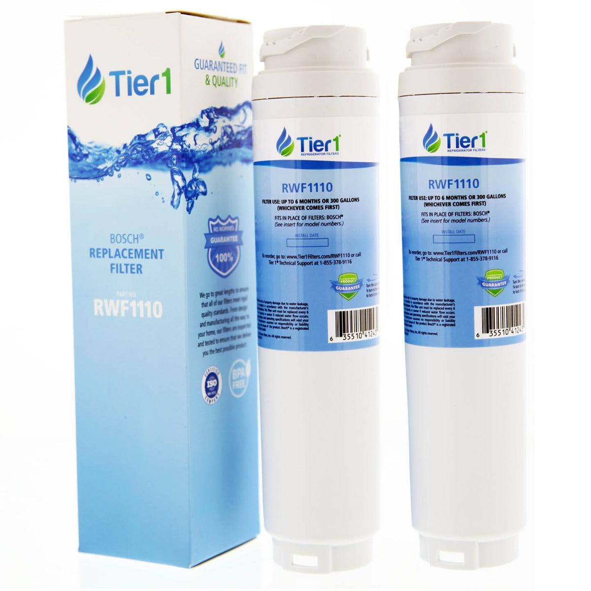644845 / UltraClarity REPLFLTR10 Bosch Comparable Refrigerator Water Filter Replacement By Tier1