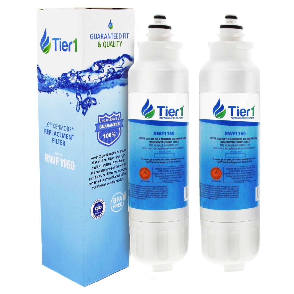 LT800P LG Comparable Refrigerator Water Filter Replacement By Tier1