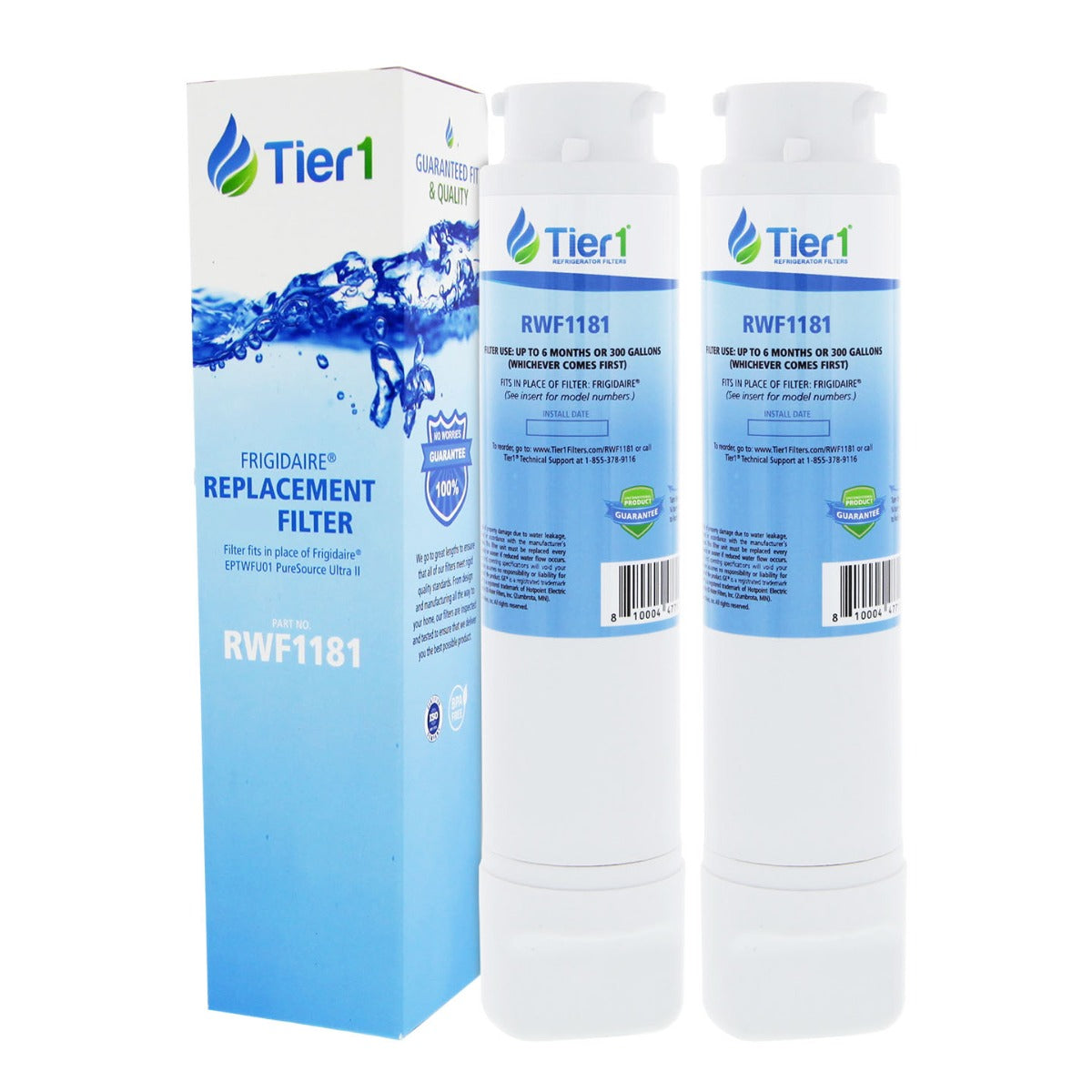 Frigidaire EPTWFU01 PureSource Ultra II Refrigerator Water Filter Comparable by Tier1