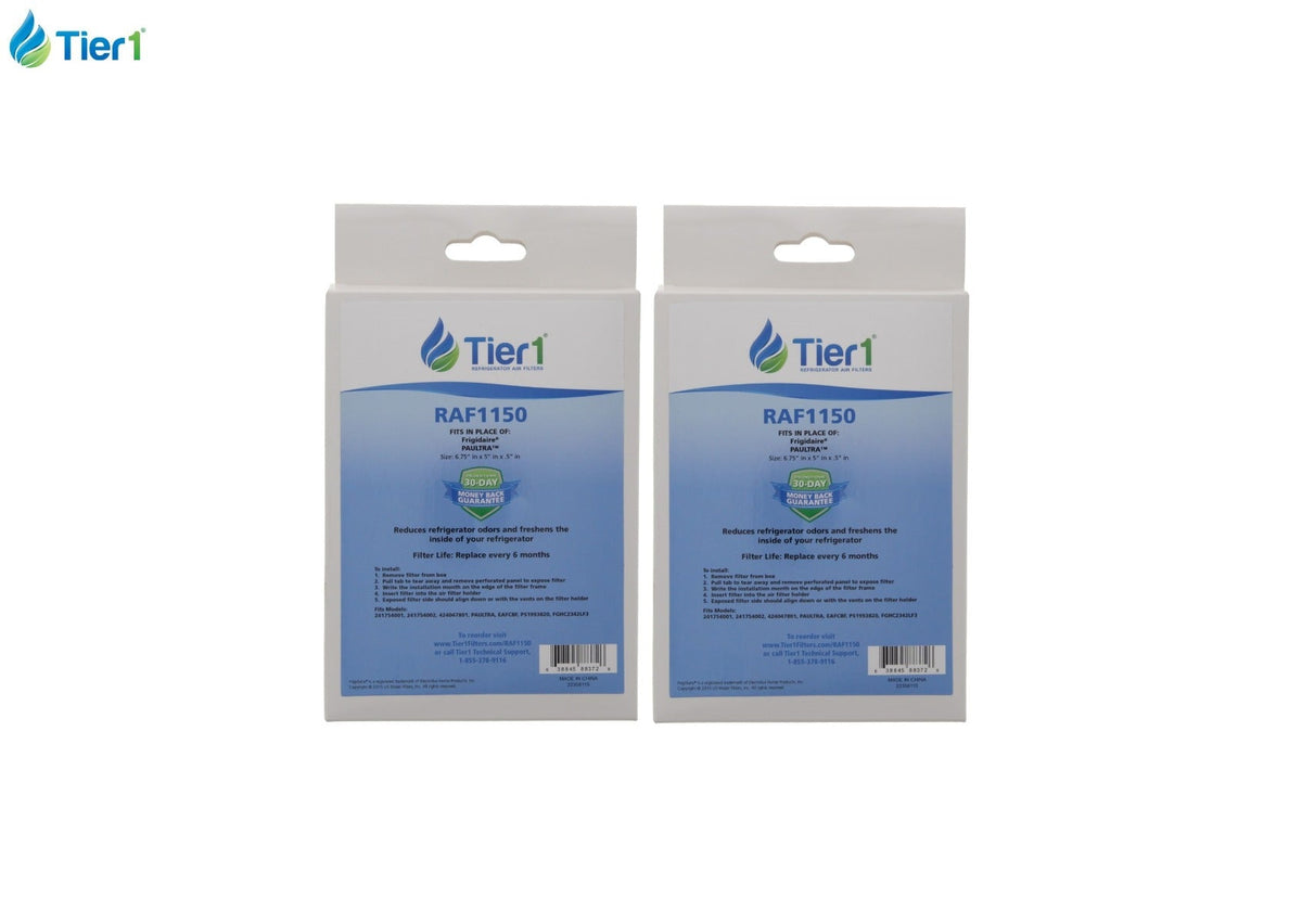 Paultra Frigidaire and EAFCBF Electrolux Comparable Refrigerator Air Filter by Tier1