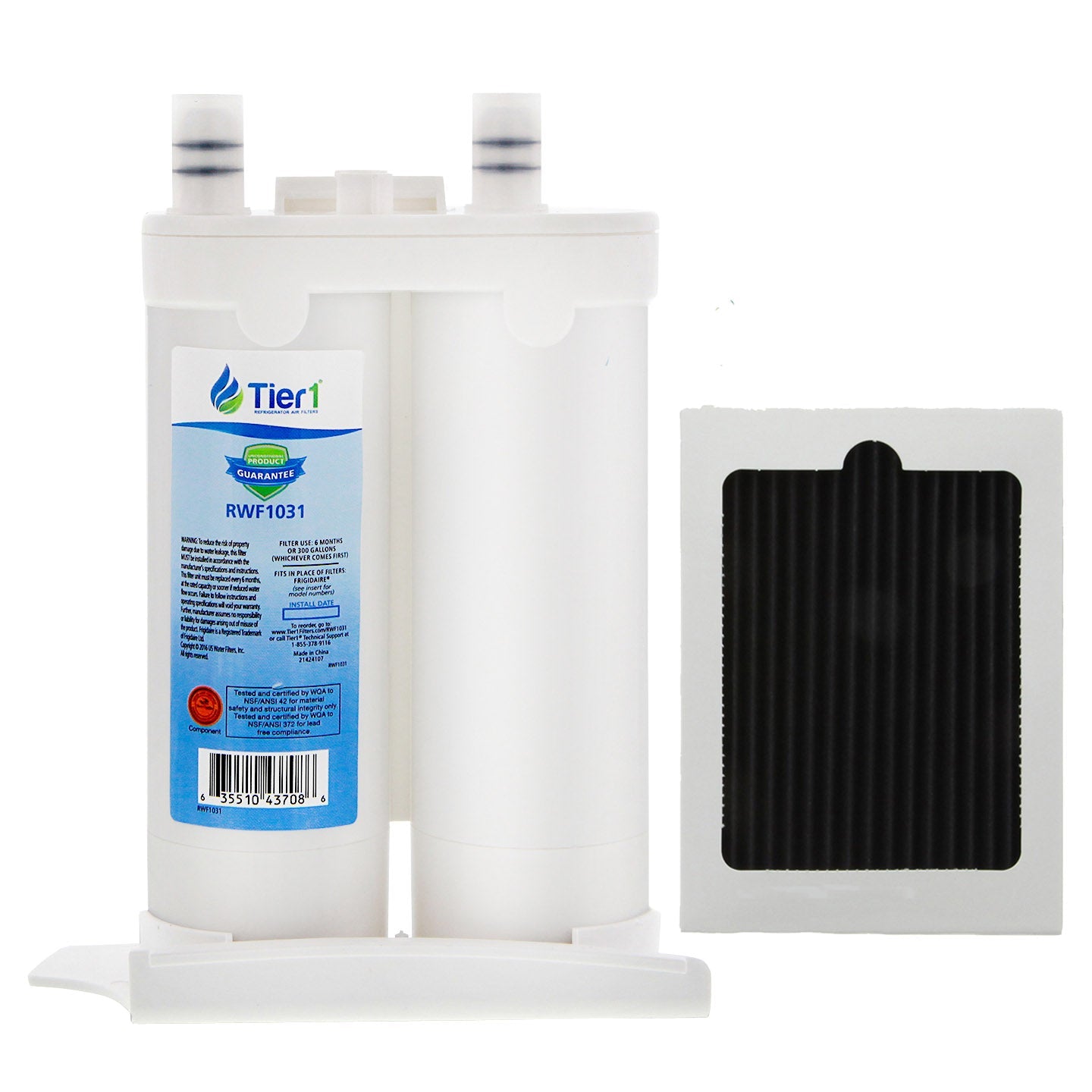WF2CB Frigidaire and PAULTRA Frigidaire Comparables Refrigerator Water Filter and Air Filter Combo By Tier1