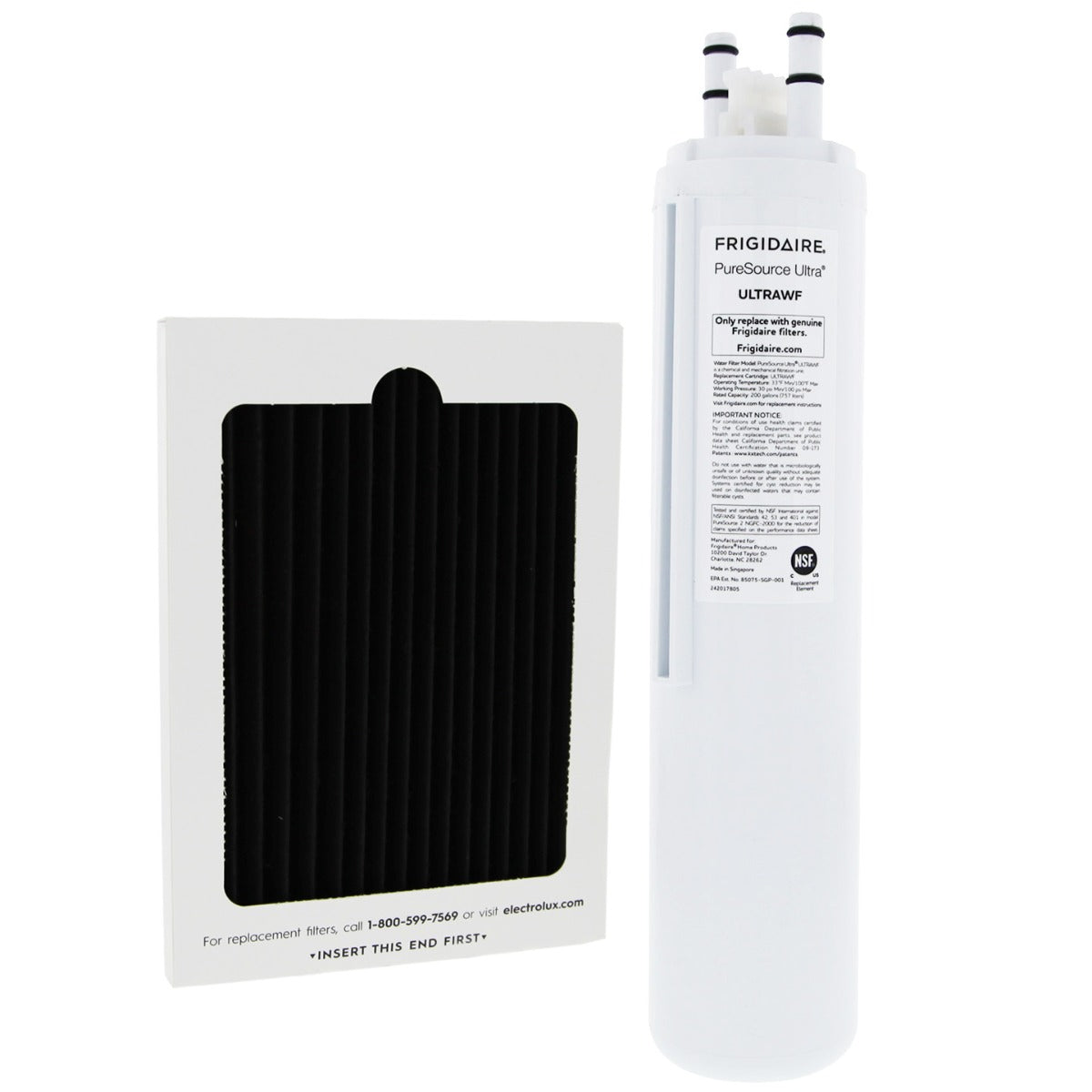 ULTRAWF Frigidaire PureSource Refrigerator Water Filter with PAULTRA Air Filter Combo